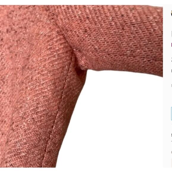 Moschino Pink Tweed Wool Blazer Sz 8 - Picture 3 of 7